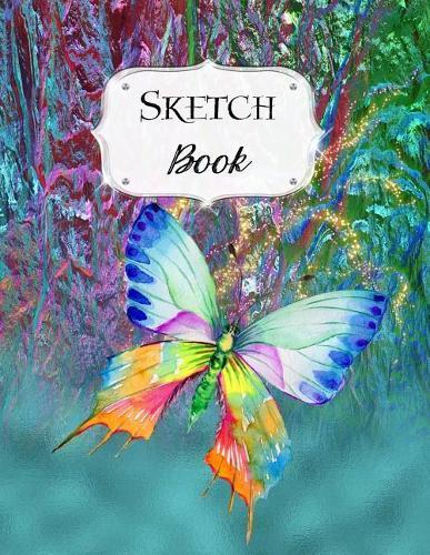 Sketch Book: Butterfly Sketchbook Scetchpad for Drawing or Doodling Notebook Pad for Creative Artists #2