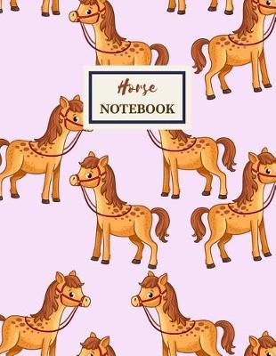 HORSE Notebook: Composition Book: Blank Lined Journal