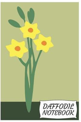 Daffodil Notebook: Beautiful Notebook/Journal for Adults/Children Flowers Lovers to Writing (6x9 Inch. 15.24x22.86 cm.) College Ruled Lined Paper 120 Blank Pages (YELLOW&GREEN&BLACK&WHITE Pattern)