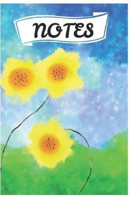 Notes: Beautiful Daffodil Notebook/Journal for Adults/Children Flowers Lovers to Writing (6x9 Inch. 15.24x22.86 cm.) College Ruled Lined Paper 120 Blank Pages (YELLOW&GREEN&BLUE&WHITE Pattern)