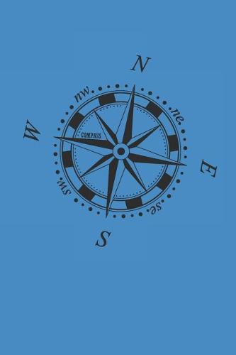 Compass: Camping Outdoor Notebook Camper dotted Notizbuch Planer 6x9 Punkteraster dot grid