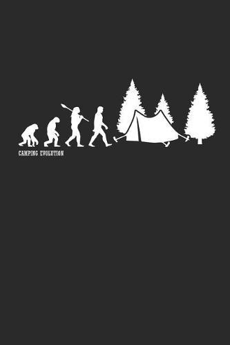 Camping Evolution: Outdoor Notebook Camper Notizbuch Planer 6x9 Punkteraster dot grid