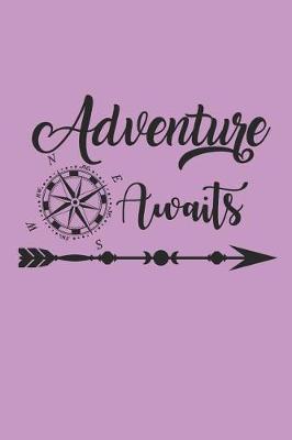 Adventure Awaits: Camping Outdoor Notebook Camper dotted Notizbuch Planer 6x9 Punkteraster dot grid