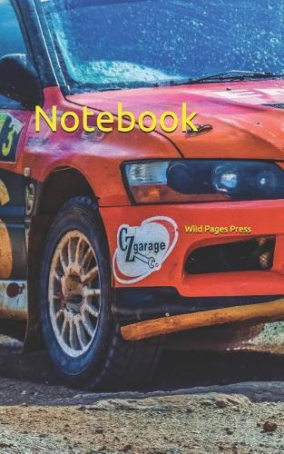 Notebook: Race car rally track competition action rallying cars motor racing motor sport