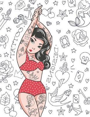 Tattoo Designs: Sketchbook for Tattoo Artists, 110 Blank Pages (55 Sheets) for Drawing, Doodling & Sketching - 8.5 x11  Large