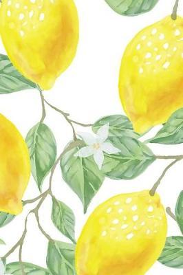 Yellow Lemons in Watercolor Journal: 150 Page Lined Notebook/Diary