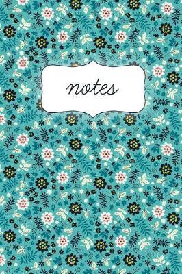 Gardener's Notebook Blank College Lined Floral Journal