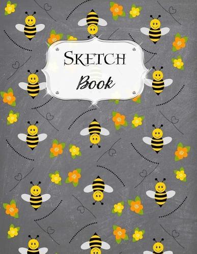Sketch Book: Bee Sketchbook Scetchpad for Drawing or Doodling Notebook Pad for Creative Artists #5 Gray