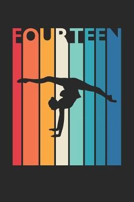 Gymnastics Notebook for 14 Year Old Boys and Girls - Vintage Gymnastics Journal - 14th Birthday Gift for Gymnast Diary: Medium College-Ruled Journey Diary, 110 page, Lined, 6x9 (15.2 x 22.9 cm)