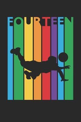 Volleyball Notebook for 14 Year Old Boys and Girls - Colorful Volleyball Journal - 14th Birthday Gift for Volleyball Player Diary: Medium College-Ruled Journey Diary, 110 page, Lined, 6x9 (15.2 x 22.9 cm)