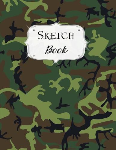 Sketch Book: Camo Camouflage Sketchbook Scetchpad for Drawing or Doodling Notebook Pad for Creative Artists #7