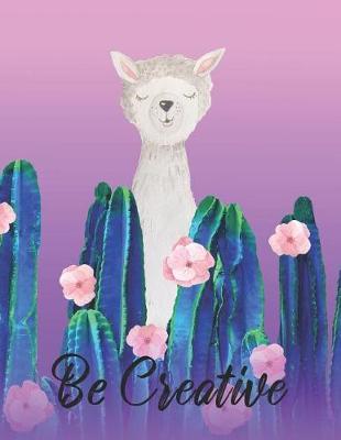 Creative Notebook - Two -: Cute fun llama write and draw notebook for the creative in you