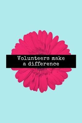 Volunteer appreciation gift - Lined journal appreciation thank you gift for volunteers, 110 pages 6x9 notebook