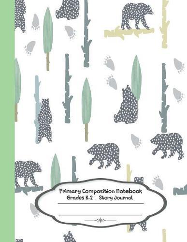 Primary Composition Notebook: Primary Composition Notebook Story Paper - 8.5x11 - Grades K-2: Polar bear School Specialty Handwriting Paper Dotted Middle Line (Kindergarten Composition Notebooks)