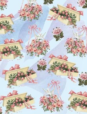 Nice GIft: Dot Grid Journal, Dotted Pages Notebook Wit Flowers Design