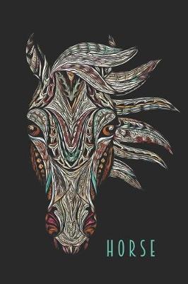 Horse: Notebook Blank Wide Ruled Line Paper Horse Lover Gifts for Women Girls Men