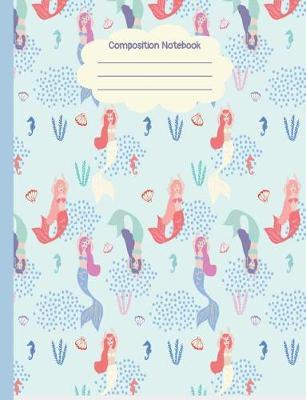 Composition Notebook: Mermaid Pattern Notebook For Girls And Women