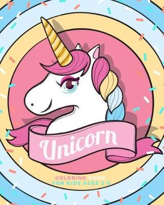 Unicorn coloring book for kids age 2-5