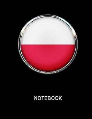 Notebook. Poland Flag Cover. Composition Notebook. College Ruled. 8.5 x 11. 120 Pages.