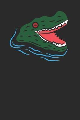 Green Crocodile: Crocodiles Notebook, Graph Paper (6 x 9 - 120 pages) Animal Themed Notebook for Daily Journal, Diary, and Gift