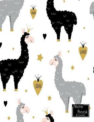 Notebook: Cute llama Notebook and Lined pages, Extra large (8.5 x 11) inches, 110 pages, White paper (Notebook for girls)