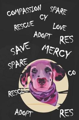Rescue: Blank Lined Notebook ( Animal Shelter ) Black