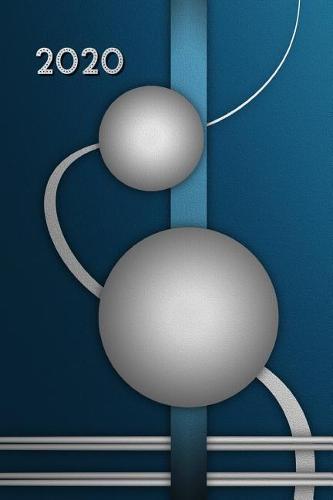 2020: Abstrakt Kunst Design Kalender - Wochenplaner - Zielsetzung - Zeitmanagement - Produktivitat - Terminplaner - Terminkalender - +10 Seiten Adressen + 12 Seiten Arbeitszeiten/Stundenzettel fur 1 Jahr +20 Seiten Punkteraster fur Notizen