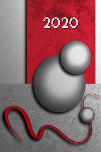 2020: Abstrakte Kunst Design Kalender - Wochenplaner - Zielsetzung - Zeitmanagement - Produktivitat - Terminplaner - Terminkalender - +10 Seiten Adressen + 12 Seiten Arbeitszeiten/Stundenzettel fur 1 Jahr +20 Seiten Punkteraster fur Notizen