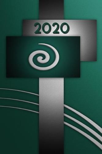 2020: Abstrakt Design Kalender - Wochenplaner - Zielsetzung - Zeitmanagement - Produktivitat - Terminplaner - Terminkalender - +10 Seiten Adressen + 12 Seiten Arbeitszeiten/Stundenzettel fur 1 Jahr +20 Seiten Punkteraster fur Notizen