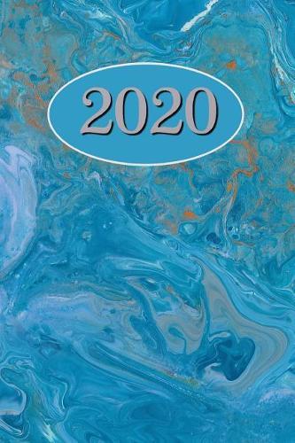 2020: Marmoriert Design Kalender - Wochenplaner - Zielsetzung - Zeitmanagement - Produktivitat - Terminplaner - Terminkalender - +10 Seiten Adressen + 12 Seiten Arbeitszeiten/Stundenzettel fur 1 Jahr +20 Seiten Punkteraster fur Notizen
