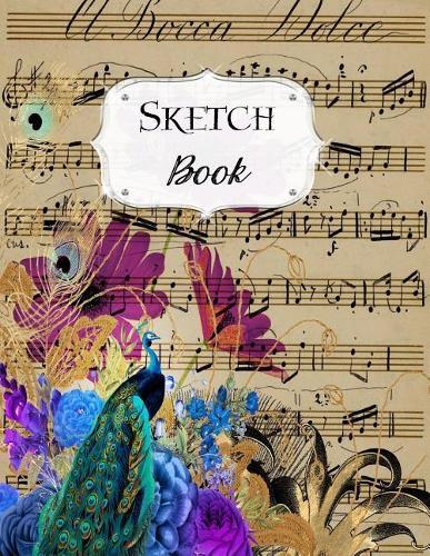 Sketch Book: Peacock Sketchbook Scetchpad for Drawing or Doodling Notebook Pad for Creative Artists #2