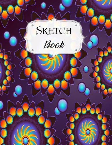 Sketch Book: Retro Sketchbook Scetchpad for Drawing or Doodling Notebook Pad for Creative Artists Purple #8