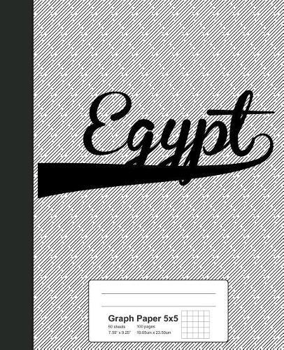 Graph Paper 5x5: EGYPT Notebook