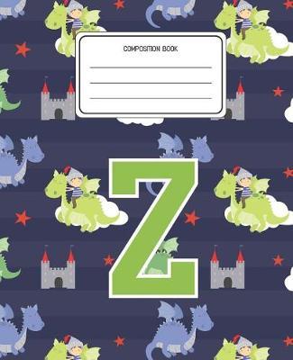 Composition Book Z: Dragons Animal Pattern Composition Book Letter Z Personalized Lined Wide Rule Notebook for Boys Kids Back to School Preschool Kindergarten and Elementary Grades K-2