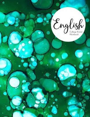 English: College Ruled Notebook - Green