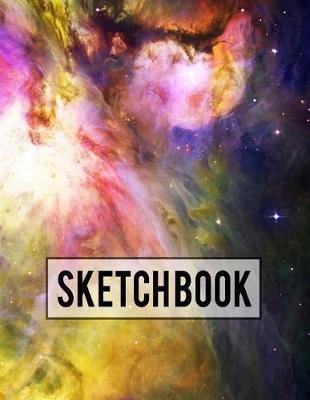 Sketch Book: Nebula Space Design - Large 8.5 x11  Drawing Notebook