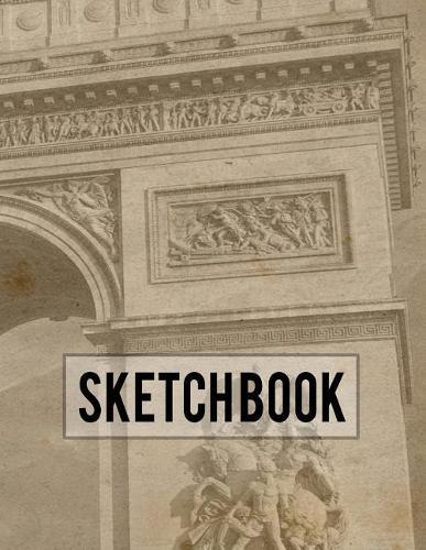 Sketch Book: Vintage Design For Women - Large 8.5 x11  Drawing Notebook