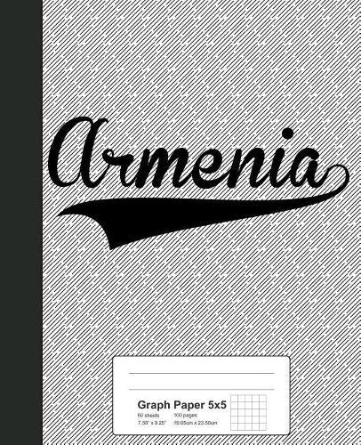 Graph Paper 5x5: ARMENIA Notebook