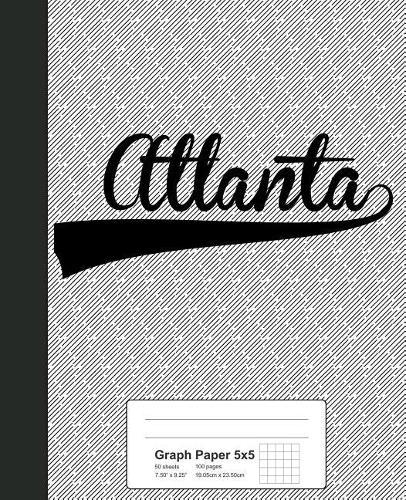 Graph Paper 5x5: ATLANTA Notebook