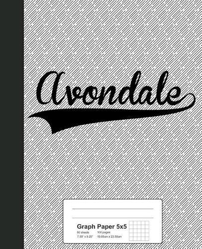 Graph Paper 5x5: AVONDALE Notebook
