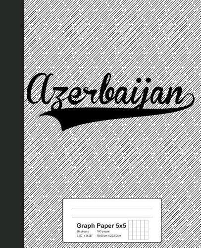 Graph Paper 5x5: AZERBAIJAN Notebook
