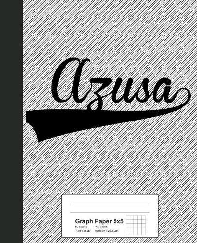Graph Paper 5x5: AZUSA Notebook
