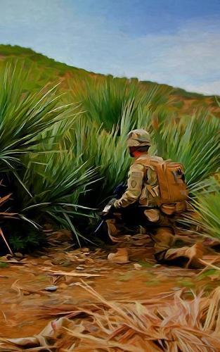 Notebook: Army Military Soldier People Uniform Guard Weapon Weaponry 5 x 8 150 Ruled Pages