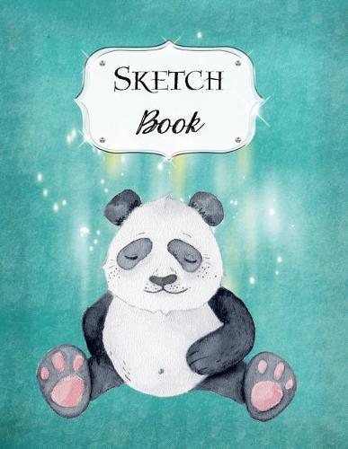 Sketch Book: Panda Sketchbook Scetchpad for Drawing or Doodling Notebook Pad for Creative Artists Aqua Blue