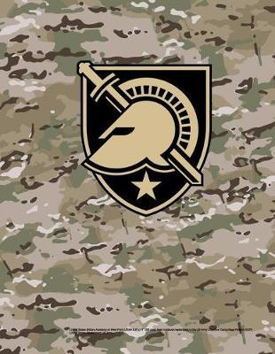 United States Military Academy at West Point USMA 8.5  x 11  200 page lined notebook leaderbook in the US Army Objective Camouflage Pattern (OCP)