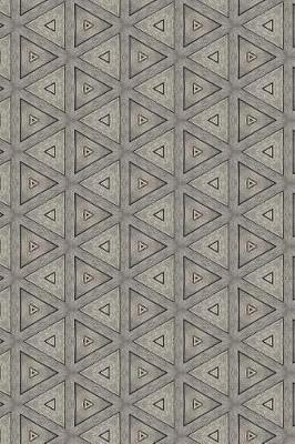 Geometric Pattern Cover Blank-Lined Journal Notebook Vol.9