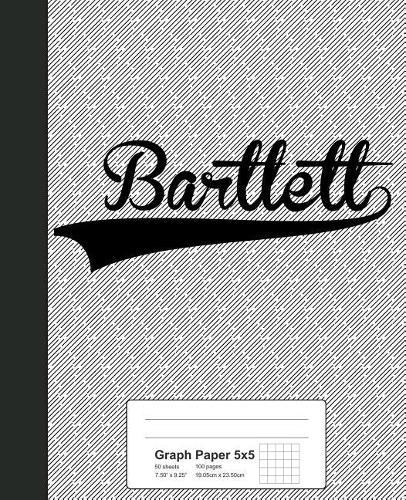 Graph Paper 5x5: BARTLETT Notebook