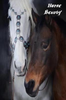 Horse Beauty: Horse Gift for Girls Women Equestrian Journal Notebook Diary to write in Lined Pages with Pretty Horse Shoe Motif