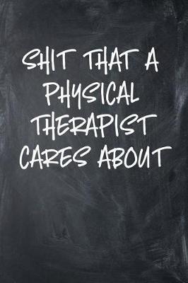 Shit That A Physical Therapist Cares About: 6x9 Ruled Notebook, Journal, Daily Diary, Organizer, Planner