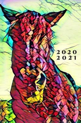 Colorful Purple Black Horse lover's 25 Month Weekly Planer Dated Calendar 2 years plus December: To-Do Lists, Tasks, Notes or Appointments. Purse Size at-A-Glance Schedule Notebook